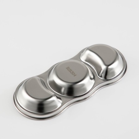 Stainless steel stand for kitchen accessories, 19.5 × 8.5 × 2.6, silver color-3