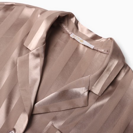 Female set (shirt, trousers) KAFTAN SILK "strip" size 48-50, powder-8