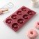 The form for baking the share "Sweets. Donuts ", 29 × 17 cm, 8 cells (d = 6 cm), color mix