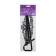 Free narrow mask Eromantica Lady, textiles, black color, 24.5 cm