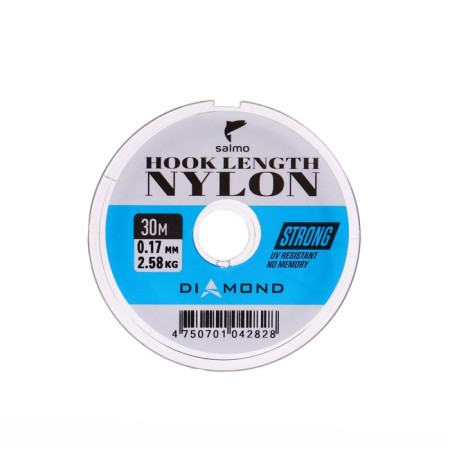 Monophile Salmo Diamond Hook Length Nylon, diameter 0.17 mm, test 2.58 kg, 30 m