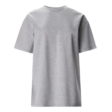 Women's T-shirt Minaku Oversize Fit: Light gray color, river 50-5