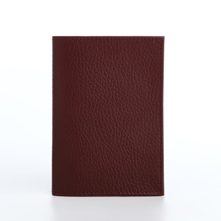 Cover for passport, burgundy color-1