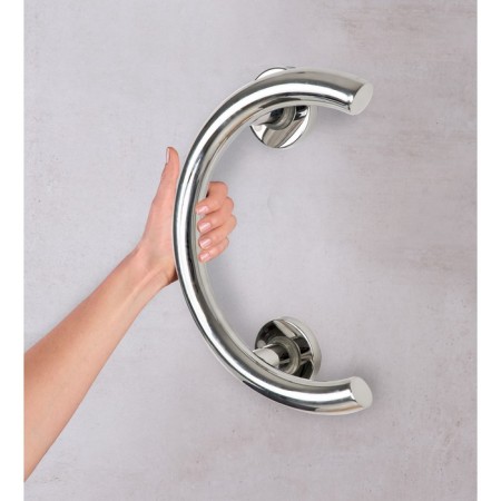 Black-shaped-shaped handrail of art m, chrome-1