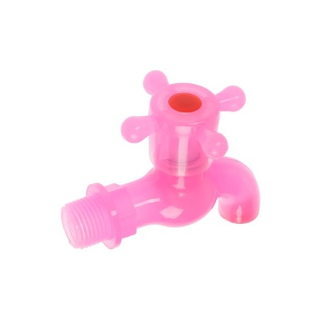 Water -cut tap Zein, with a crosspow, pp, with a ball mechanism, pink-2