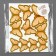 Set for decorating the cake "Butterflies", 10 pcs., Golden
