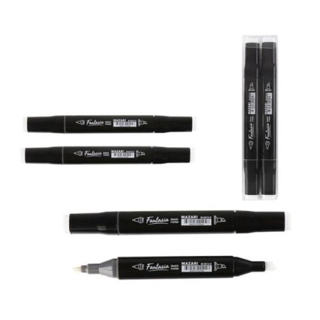 Sketching markers bilateral Mazari Fantasia, Colorless (blender), 2 pieces