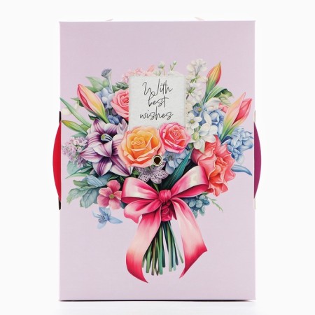 Folding box "Bouquet for you", 21 x 15 x 7 cm-7