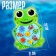 Fishing "Frog", 8 elements + 2 fishing rods