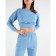 Women's costume (sweatshirt, trousers) minku: Casual Collection Blue color, size 46