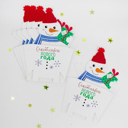 New Year's Snec-Box "Happy New Year!", Snowman-2