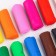 Plashka modeling dough, 12 colors 24 g.