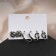 Earrings set 3 pairs of "tenderness" knot, color silver, d = 2