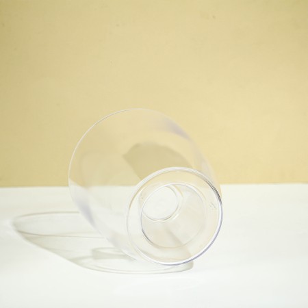 Pot for orchids, 2 l, 14.8 × 16.2 cm, round, plastic, transparent-1