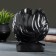 Kashpo - organizer "Gorgon Medusa" Black with gold, 13x16x11cm