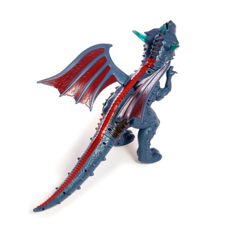 The dragon is radio -controlled, breathes steam, light and sound effects, works from batteries-2