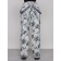 Semi -combinezone ski insulated female winter, size 48, white color