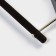 Shoulders - LadoM Brown Gold hanger for costumes, velvet crossbar, beech tree, 42.5 × 4 × 19 cm