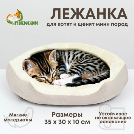 Lynchik for animals "Link", 35 cm, gray-white