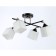 Suspended chandelier Ambrella Light, Modern, TR303084, 4HE27, black color, gold