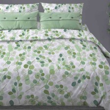 Bed linen 2 joint venture eucalyptus, green, 175x210 cm, 175x210 cm, 70x70 cm 2pcs, calico, 105 g/m, 100% cotton