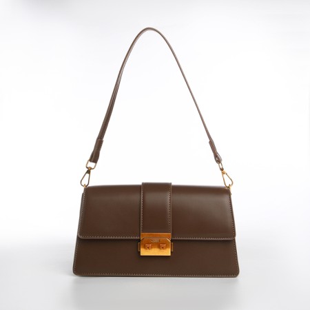 Female bag Textura, average size, khaki color-1
