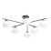 Hamburg chandelier, size 94x28x94 cm, 240W 6xe27