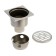 Zein English, 100x100 mm, vertical, d = 50 mm, direct release, stainless steel