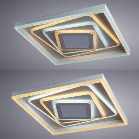 Multi-Space chandelier, 198W LED, 2700-6500K, 9700LM, white color-2