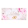 Money envelope "Happy Wedding Day!" embossing, hearts, white background, 8 x 17 cm