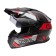 Sneakers with o’neal d-Srs Square V24, ABS, matte, red/black, s