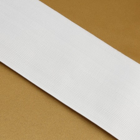 Knitted elastic 100mm 40 ± 2m white au-1
