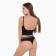 Cowards women's thongs, black color, size 44
