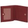 Nice wallet, glossy skin, color red crocodile
