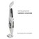 Pioneer VC465S steam vacuum cleaner, 150 watts, 1.2 l, white with black