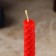 Candle from Voshchina "Love and Strength", 13x1.7 cm, 1 h, red