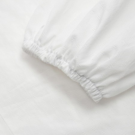 Top female minku: Cotton Collection Color White, Rr. 44-8