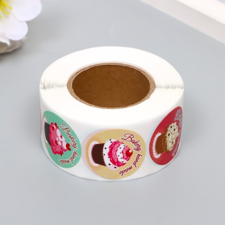 Stick Paper "Home baking" d = 2.5 cm 500 pcs in a rolon 3x6x6 cm-3