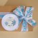Satin tape “Happy New Year!”, White, 4 cm x 22.5 m