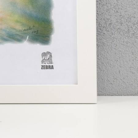 Photo frame MDF (100) 21x30 cm, white color-2