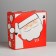 Folding box "Santa Claus", 25 x 25 x 10 cm, new year