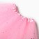 Children's skirt kaftan "stars" light pink, length 30 cm