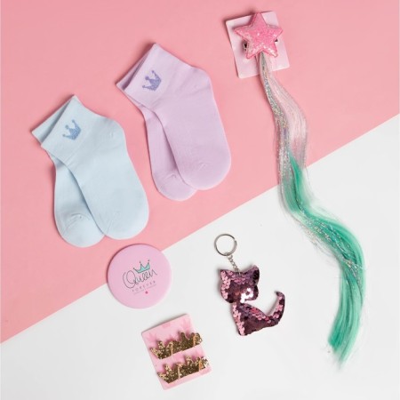 Gift set Advent KAFTAN "CATS": socks (river 16-18) and accessories-4