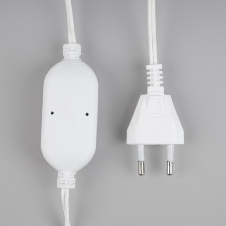 Garland "thread" 10 m Rosa, IP44, copper thread, 100 LED, white glow, flicker, 220 V-3