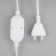 Garland "thread" 10 m Rosa, IP44, copper thread, 100 LED, white glow, flicker, 220 V