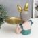 Souvenir Polystone Stand "Girl with Square ears" 32x17x24 cm