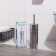 Black for the toilet with a stand, 10 × 10 × 37 cm, color chromium