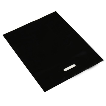 Polyethylene package with a cut pen, black, 40 x 50 cm, 90 μm-1