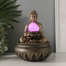 The desktop fountain from the network, backlight 