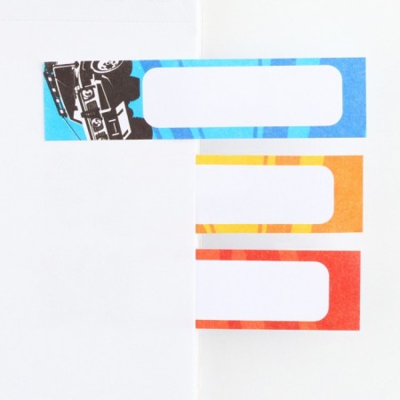 Set of mini pen and stickers-stacked 20 liters "Be always ahead"-1